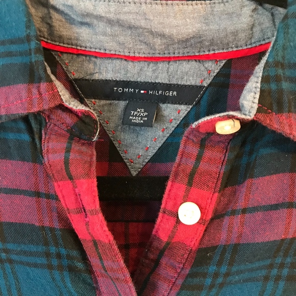 Tommy Hilfiger Long Sleeve Flannel Shirt - Picture 4 of 4